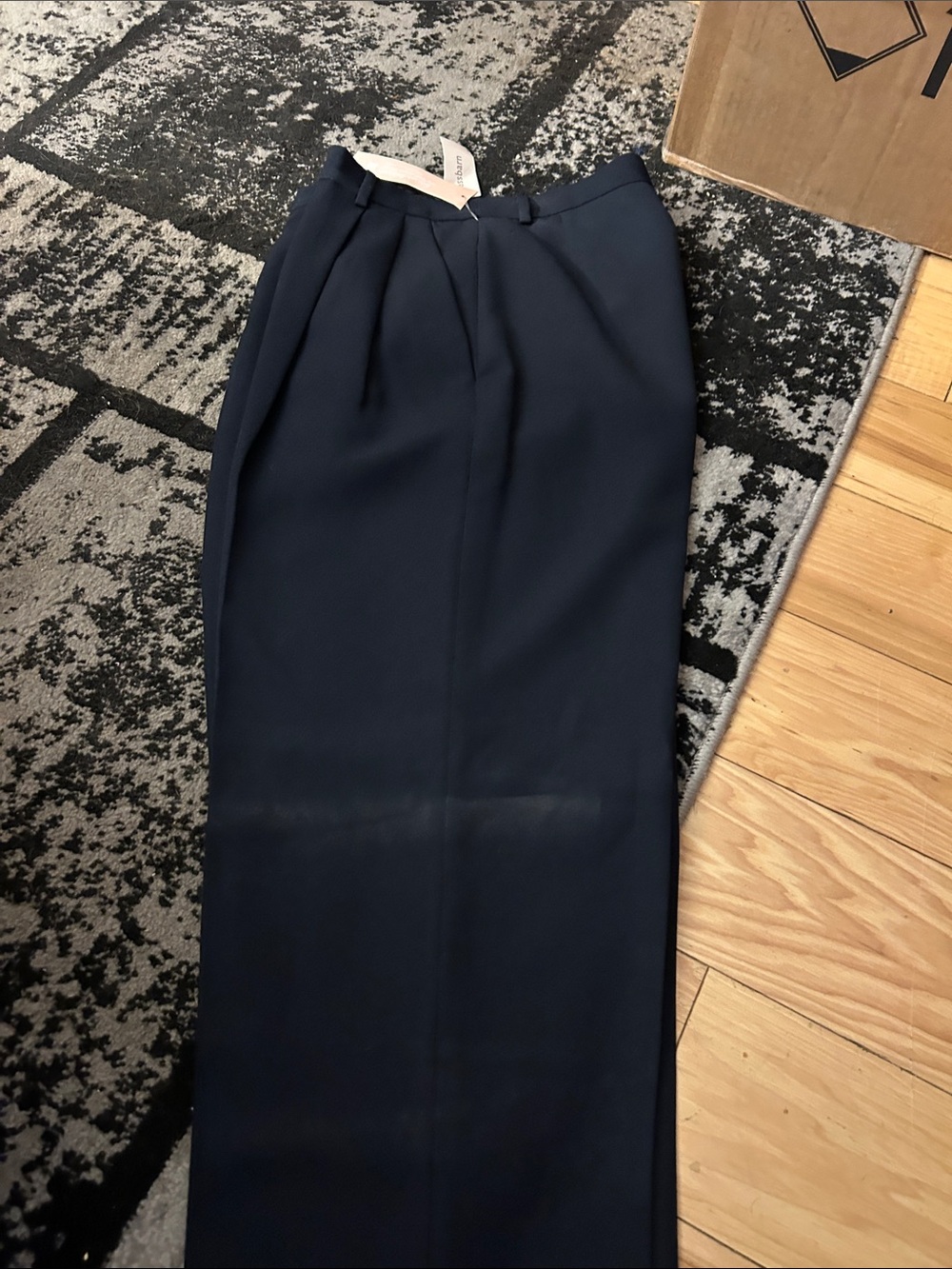 Tailored Navy Pencil Skirt - Women's Workwear